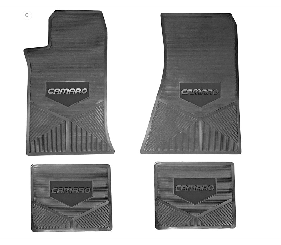 1982-1984 Chevrolet Camaro Next Generation Custom Vintage Rubber Floor Mats Package